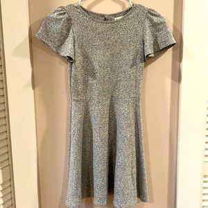 Sparkly, shimmery silver Nordstrom twirly dress